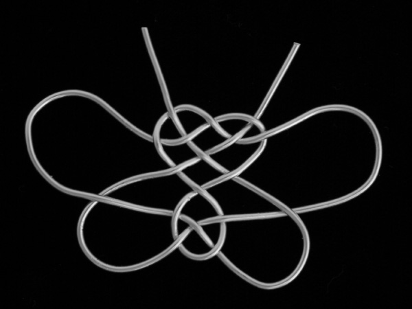 Three-loop Prolong Knot with stretched loops.