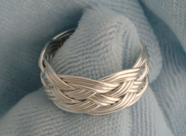 Silver Turk's-head ring