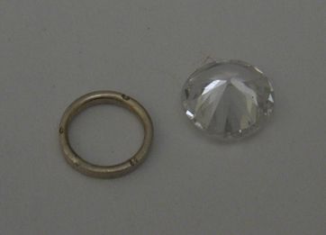 jump ring and stone