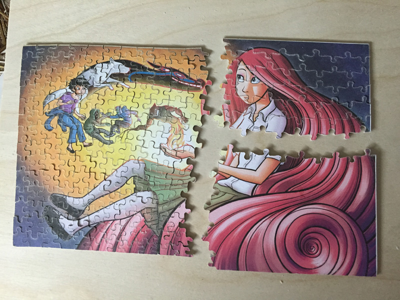 A bit more than half cut out, some to go...