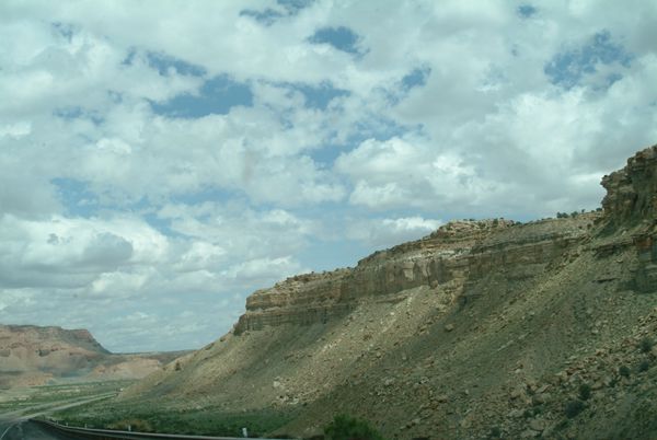 clouds and rocks